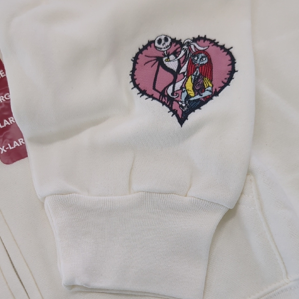 Disney's The Nightmare Before Christmas Cream Sweatshirt - Picture 7 of 7